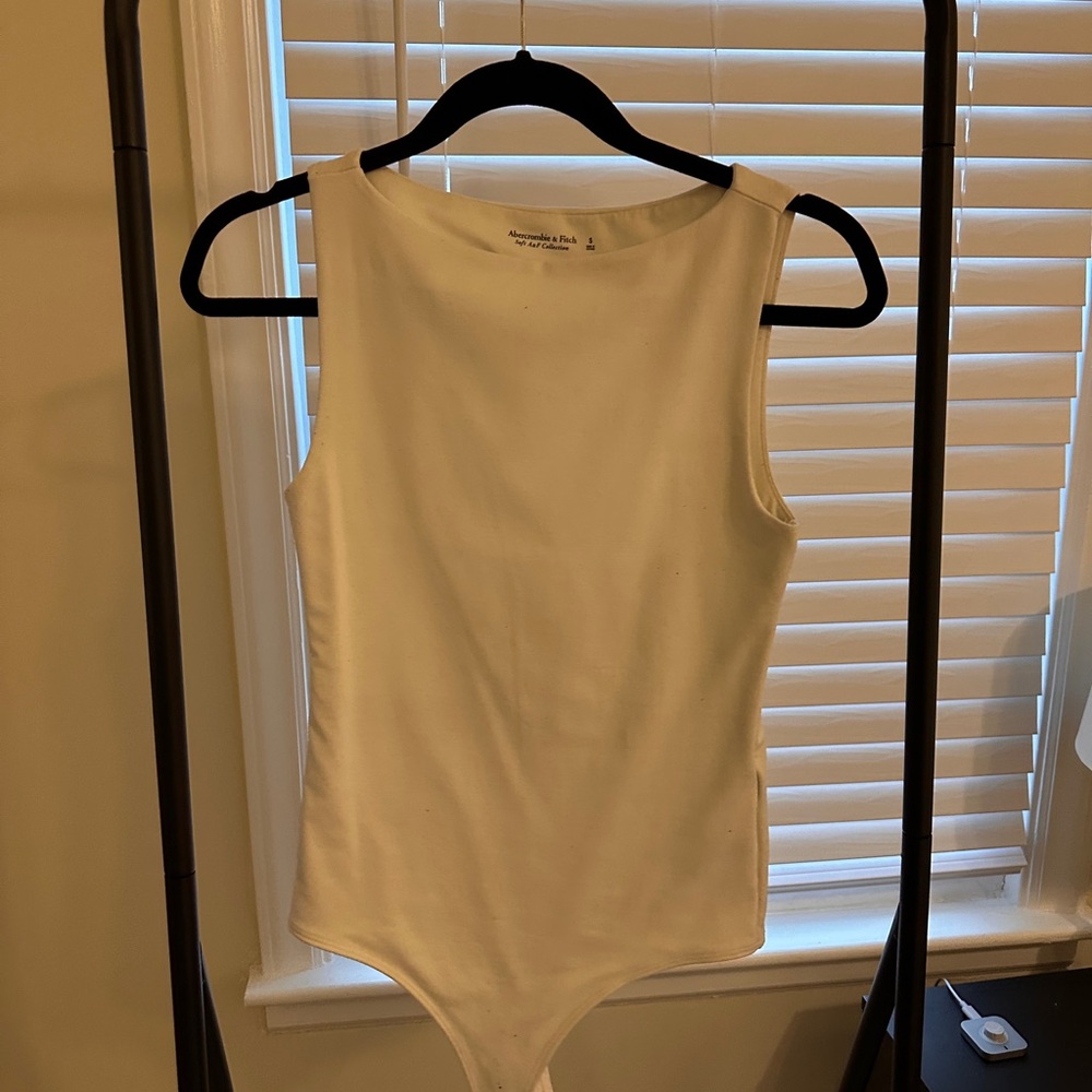 Abercrombie Soft AF Ivory Bodysuit